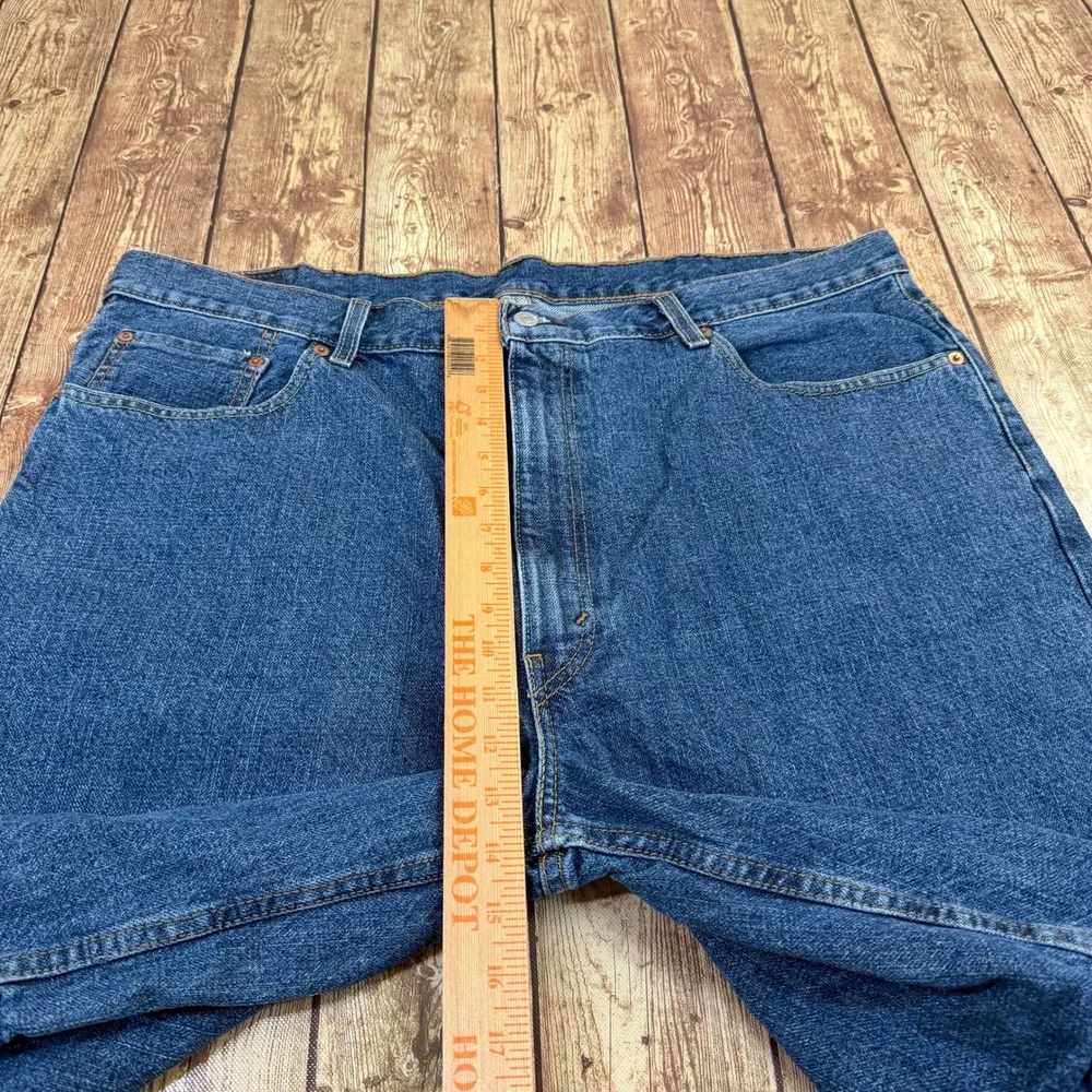 Levi 550 Relaxed Fit Denim Shorts Mens 42 Blue Five Pocket Cotton